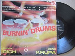 Buddy Rich & Gene Krupa | Burnin' Drums (USA VG+)