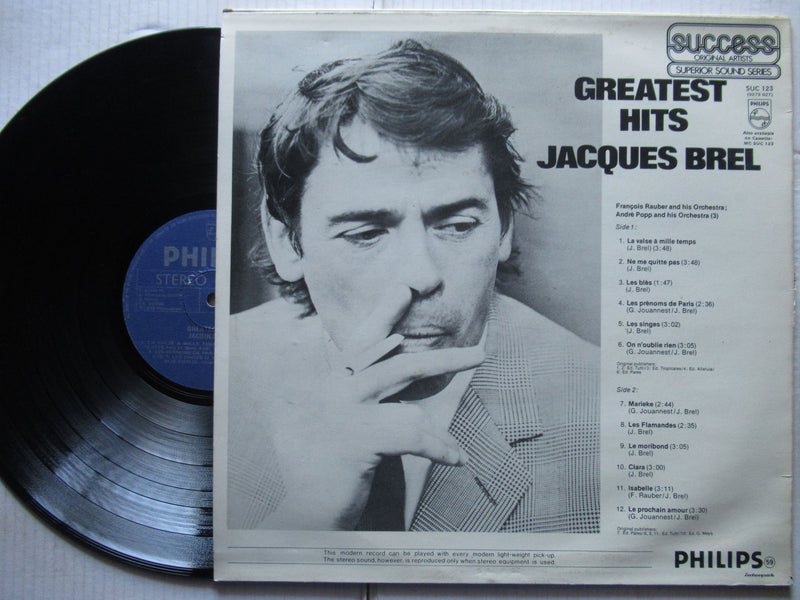 Jacques Brel | Greatest Hits (RSA VG+)