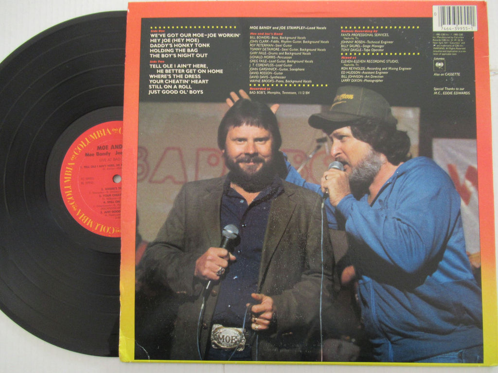 Moe Bandy And Joe Stampley | Live From Bad Bob's, Memphis (USA VG+ ...