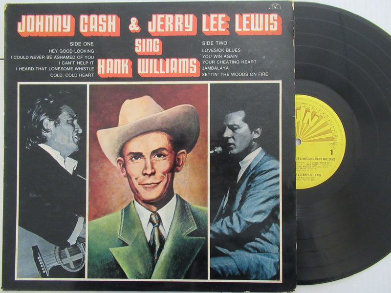 Johnny Cash & Jerry Lee Lewis | Sing Hank Williams (UK VG)