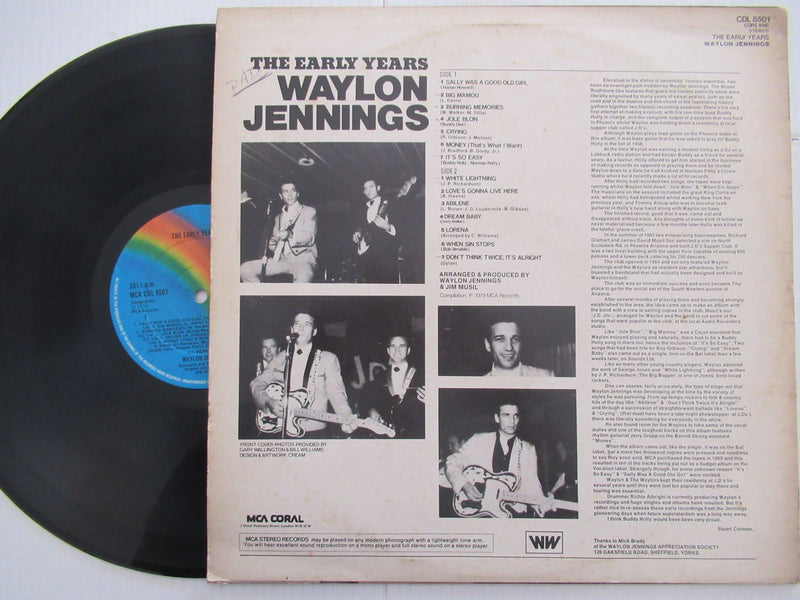 Waylon Jennings | The Early Years (UK VG)