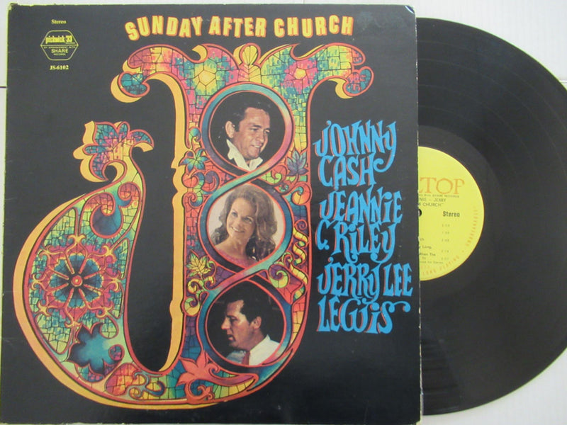 Johnny Cash, Jeannie C. Riley, Jerry Lee Lewis | Sunday After Church (USA VG)