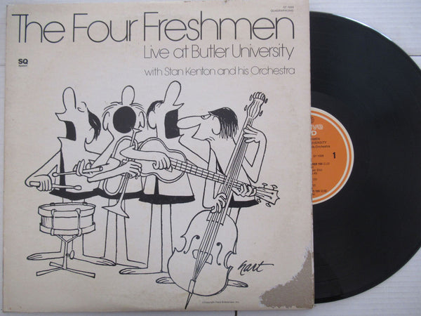 The Four Freshmen | Live At Butler University With Stan Kenton And His Orchestra | USA | VG+ 2 LP Gatefold