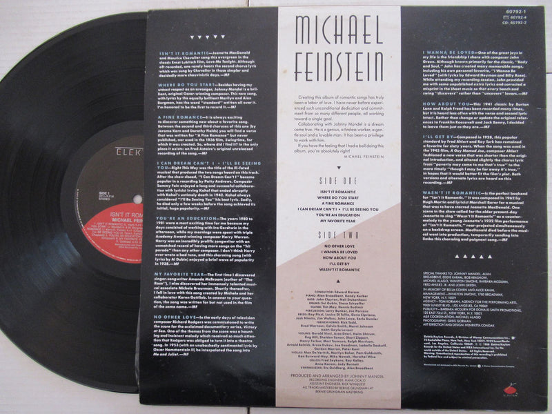 Michael Feinstein | Isn't It Romantic (Australia VG+)