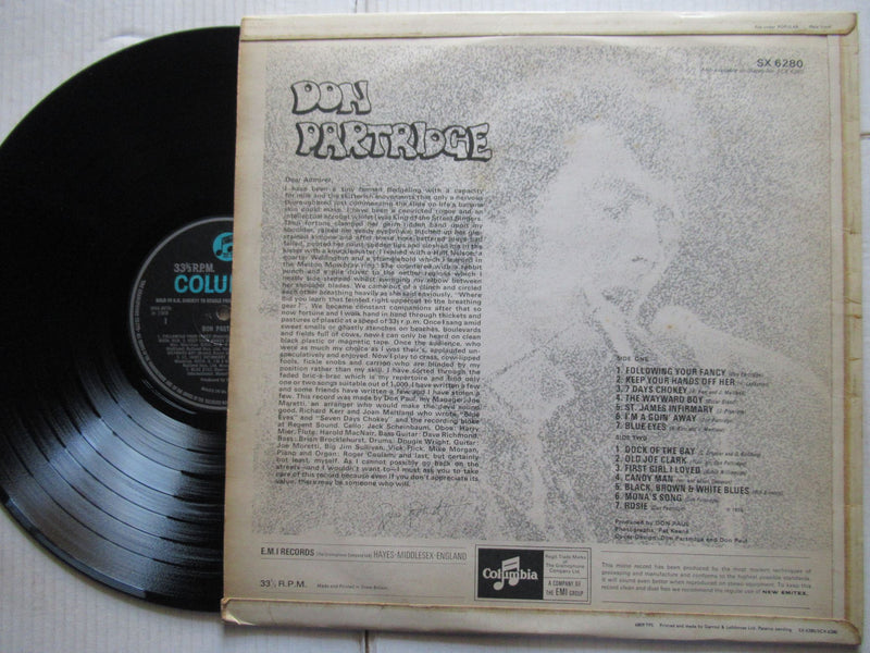 Don Partridge – Don Partridge (UK VG+)