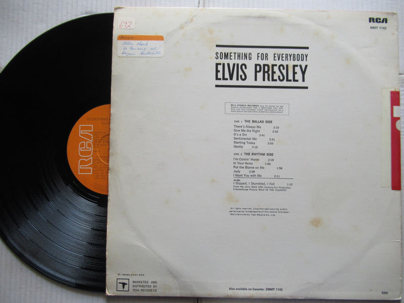 Elvis Presley | Something For Everybody (RSA VG+)