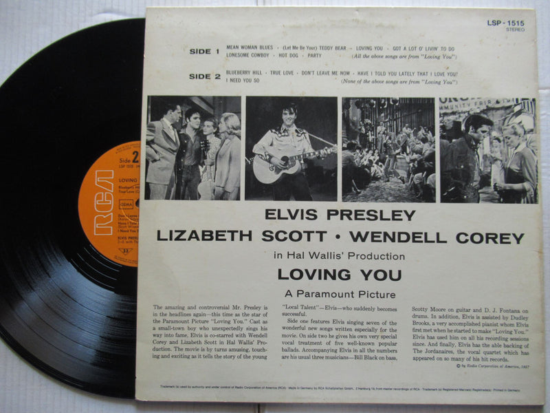 Elvis Presley | Loving You (Germany VG)