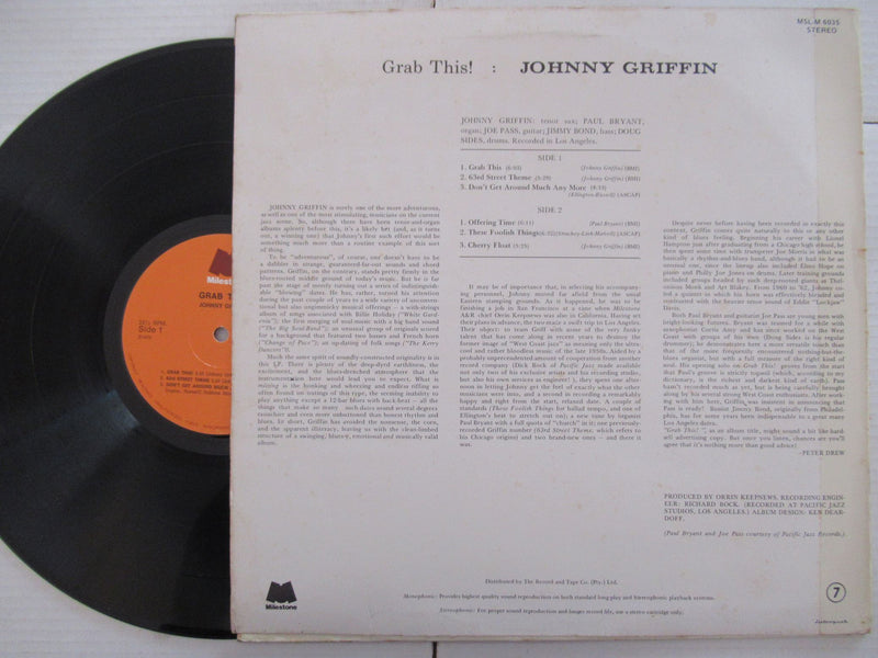 Johnny Griffin | Grab This (RSA VG+)