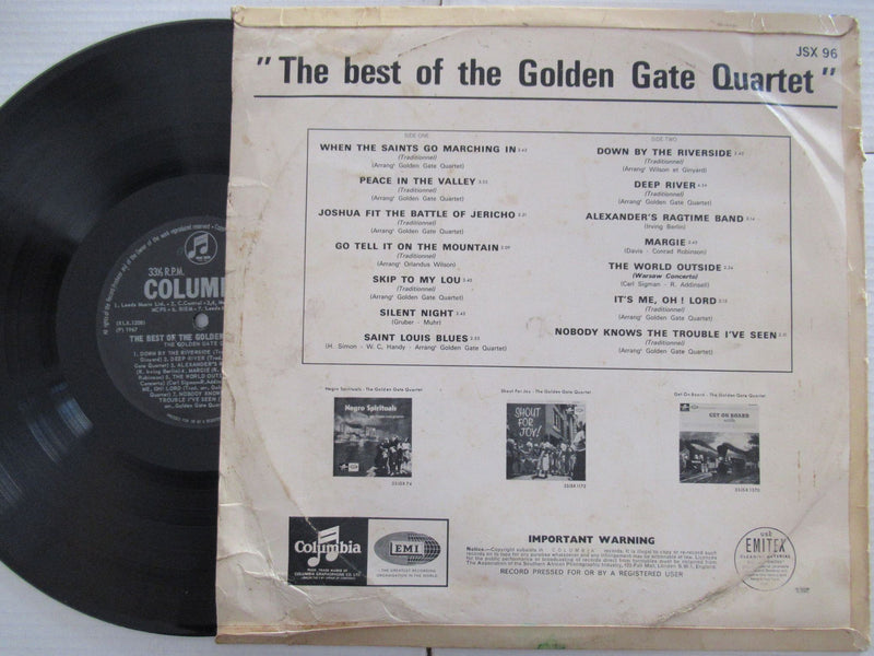The Golden Gate Quartet | The Best Of The Golden Gate Quartet | RSA | VG