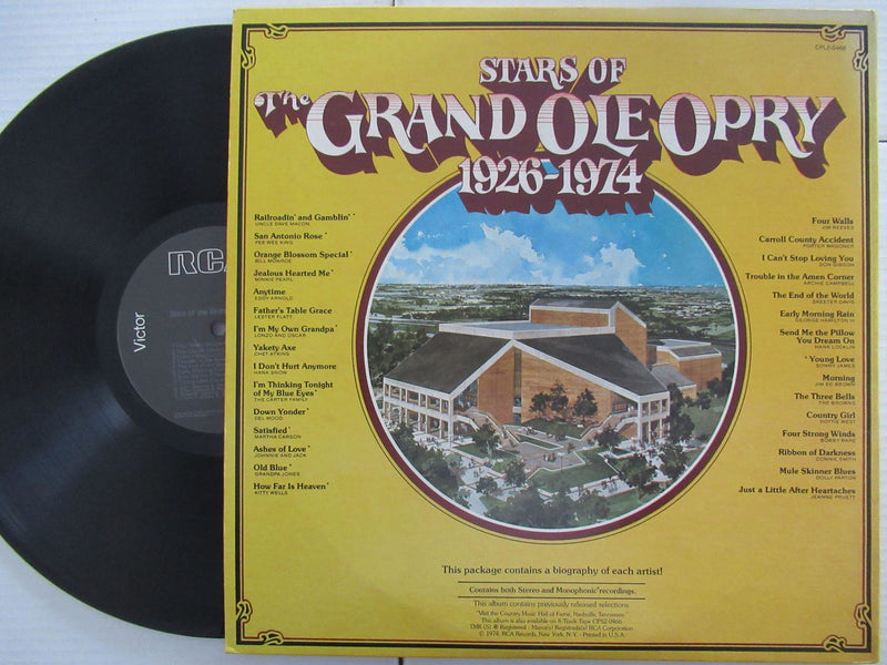 Various | Stars Of The Grand Ole Opry | 1926-1974 (USA VG+) 2LP Gatefold