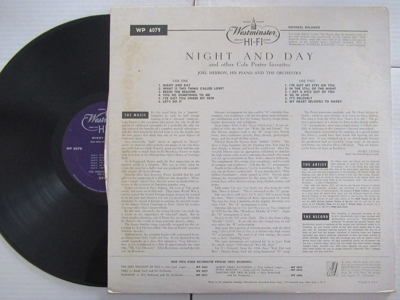 Joel Herron | Night & Day And Other Porter Favorites (USA VG-)