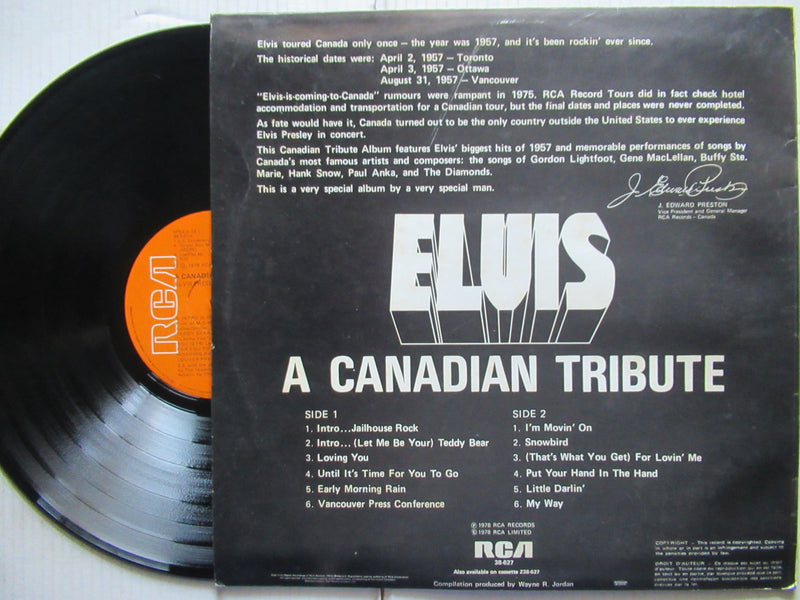 Elvis Presley | A Canadian Tribute (RSA VG+)
