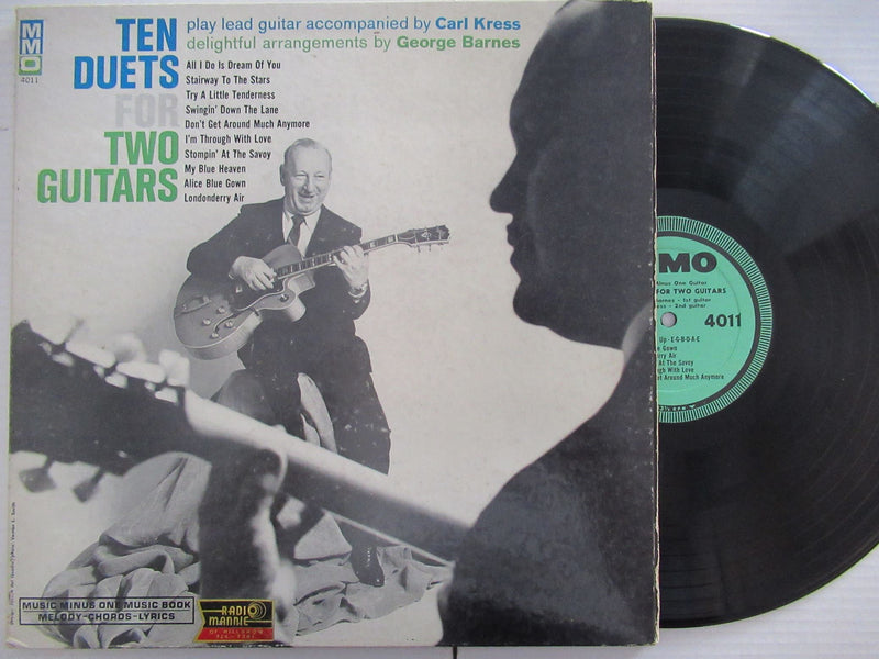 George Barnes And Carl Kress ‎| Ten Duets For Two Guitars (USA VG)
