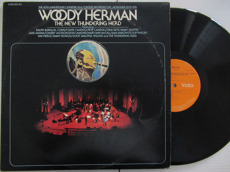 Woody Herman & The New Thundering Herd – The 40th Anniversary, Carnegie Hall Concert (UK VG+) 2LP Gatefold