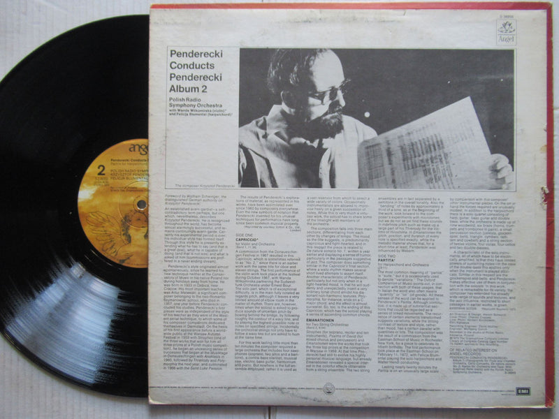 Krzysztof Penderecki – Penderecki Conducts Penderecki Album 2 (USA VG+)
