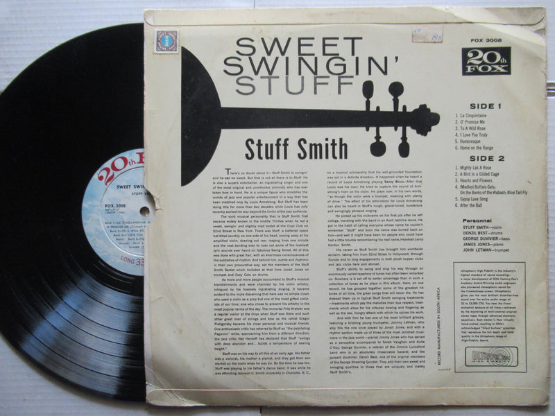 Stuff Smith | Sweet Swingin' Stuff (USA VG)