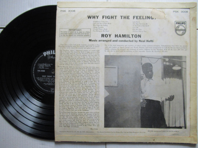 Roy Hamilton / Neal Hefti – Why Fight The Feeling? (RSA VG-)