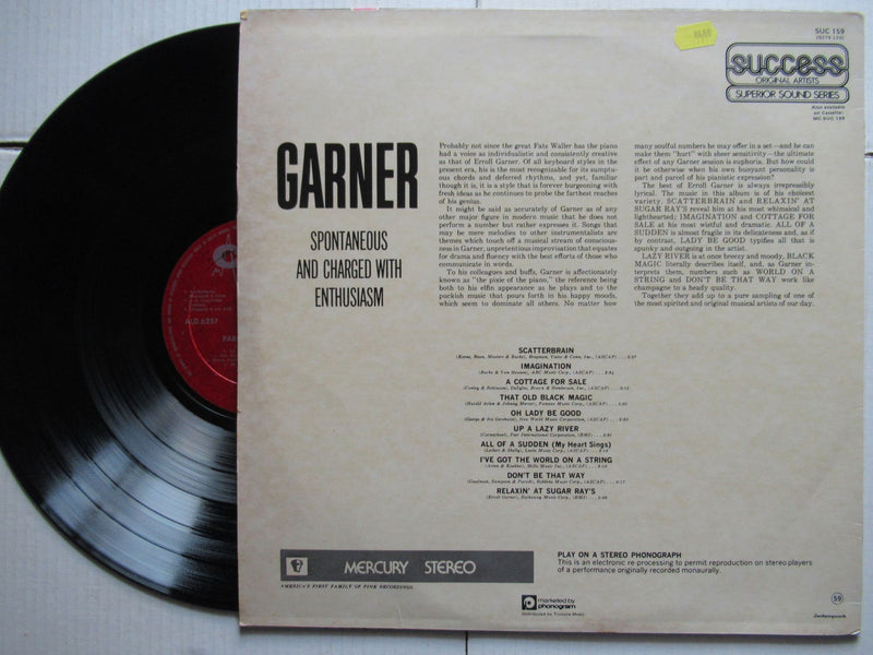 Erroll Garner | Best Of Garner (RSA VG+ / VG+)