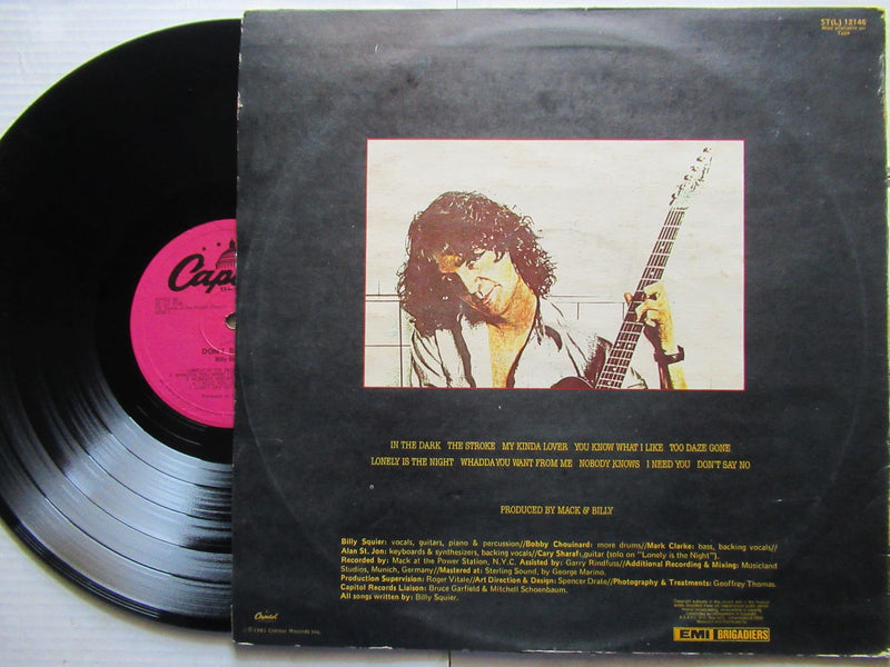 Billy Squier | Don't Say No (RSA VG+)