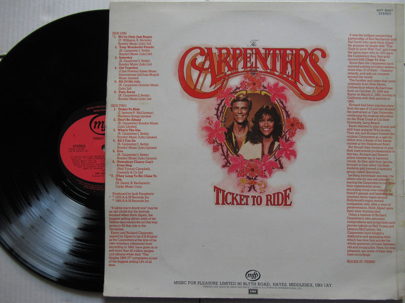 The Carpenters | Ticket To Ride (UK VG+)