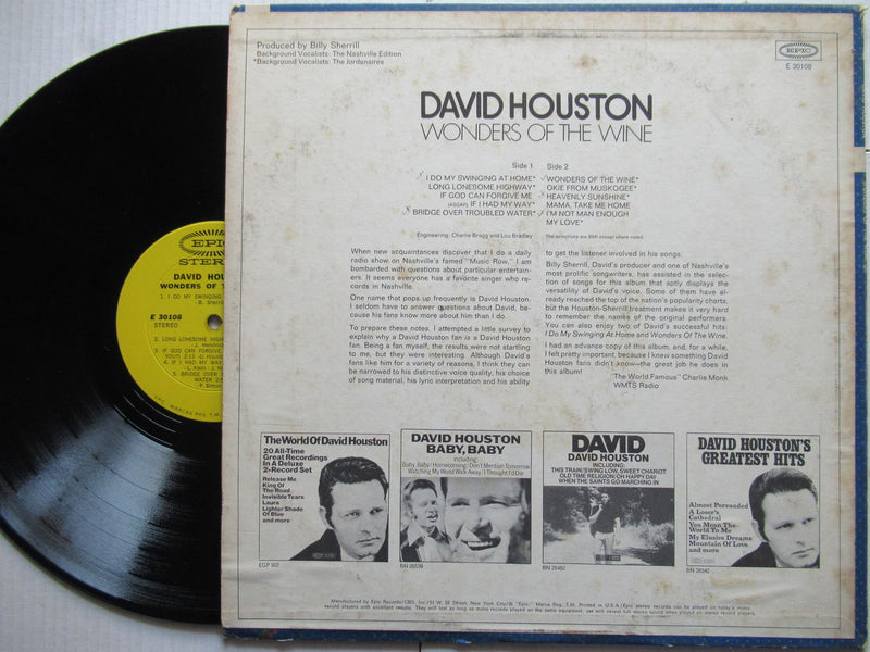 David Houston | Wonders Of The Wine (USA VG+)