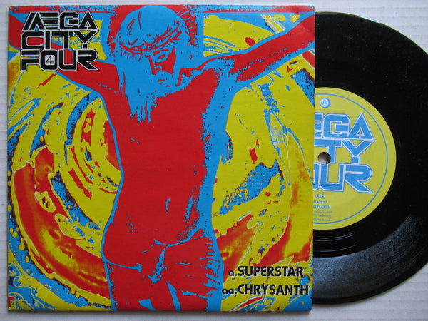 Mega City Four – Superstar / Chrysanth (UK VG+) 7"