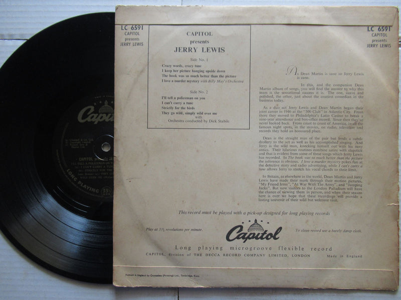 Jerry Lee Lewis | Capitol Present Jerry Lewis (UK VG-) 10"