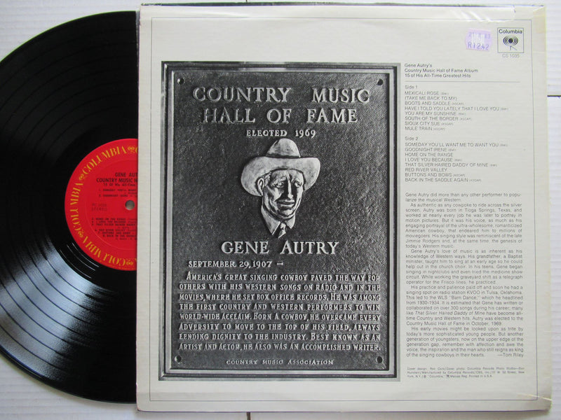 Gene Autry | Country Music Hall Of Fame Album (USA VG+)