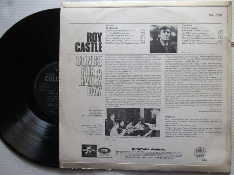 Roy Castle | Songs For A Rainy Day (RSA VG)
