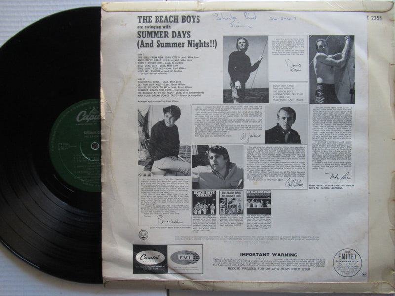 The Beach Boys | Summer Days (And Summer Nights!!) (RSA VG-)