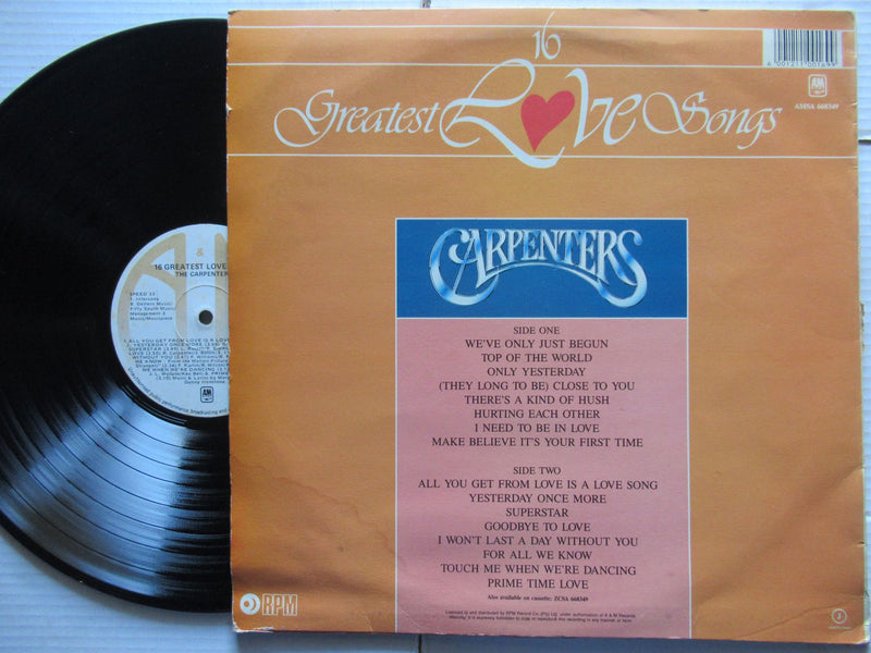 The Carpenters | 16 Greatest Love Songs (RSA VG)