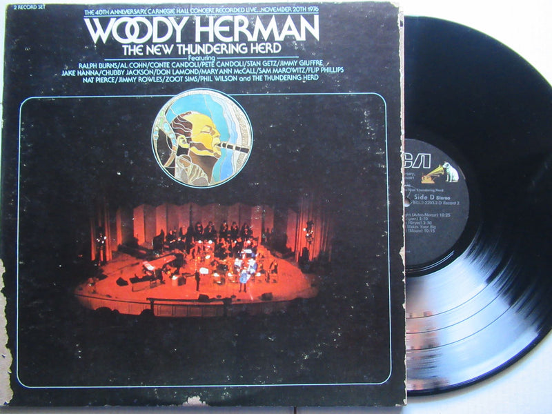 Woody Herman & The New Thundering Herd – The 40th Anniversary, Carnegie Hall Concert (USA VG+) 2LP Gatefold