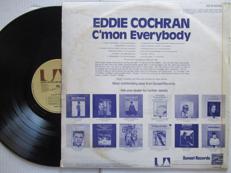 Eddie Cochran | C'mon Everybody (RSA VG+)