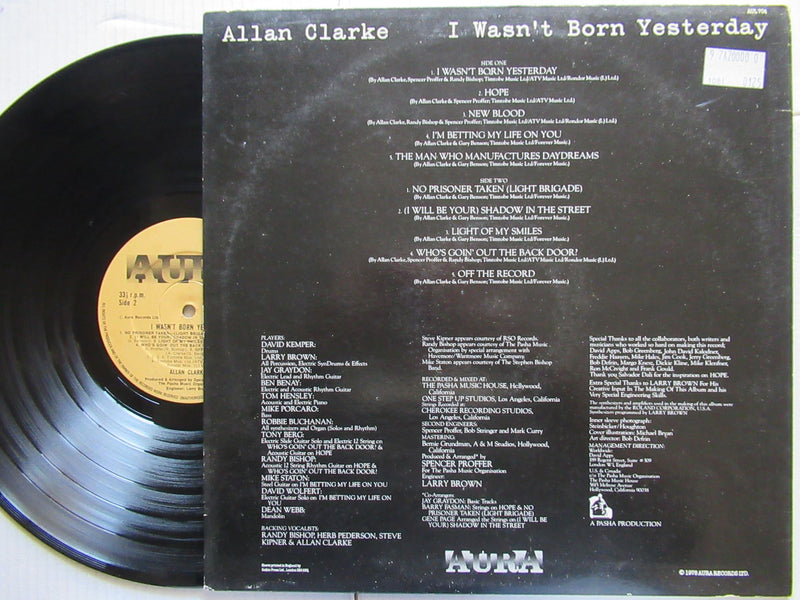 Allan Clarke | I Wasn't Born Yesterday (UK VG+)