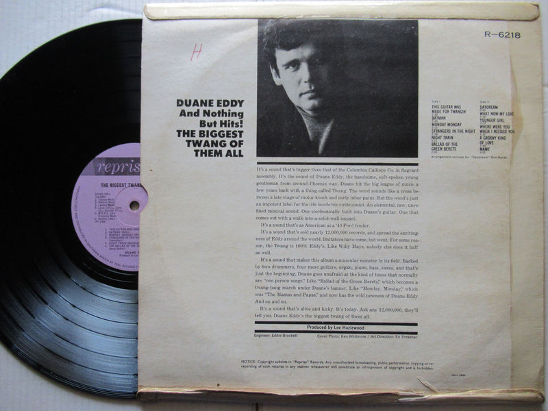 Duane Eddy | The Biggest Twang Of Them All (RSA VG+)