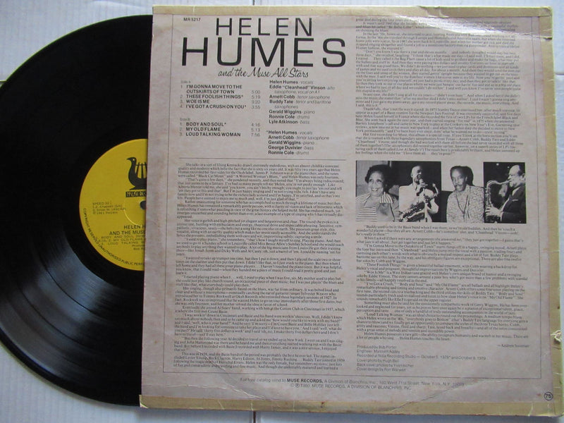 Helen Humes And The Muse All Stars | Helen Humes And The Muse All Stars (RSA VG+)