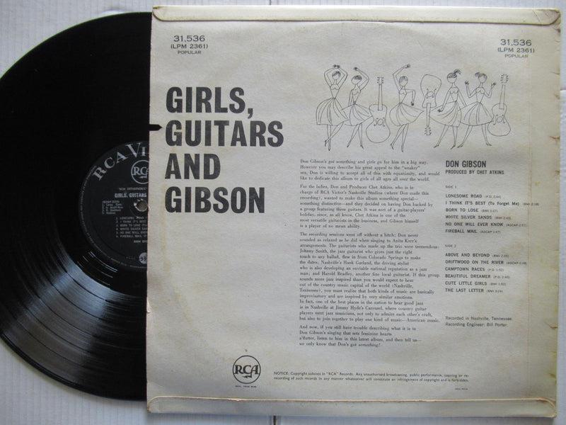 Don Gibson | Girls Guitars And Gibson (RSA VG)