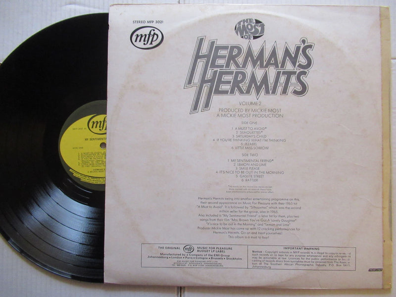 Herman's Hermits | My Sentimental Friend (RSA VG+)