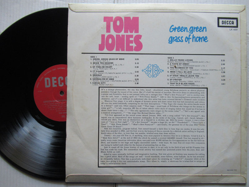 Tom Jones | Green Green Grass Of Home (RSA VG)