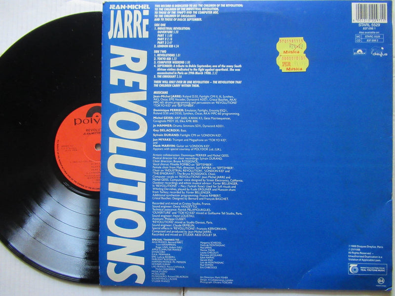 Jean Michel Jarre | Revolutions (RSA VG+)