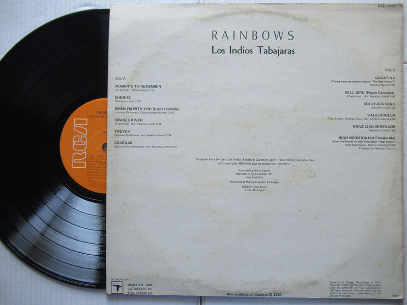 Los Indios Tabajaras | Rainbows (RSA VG+)