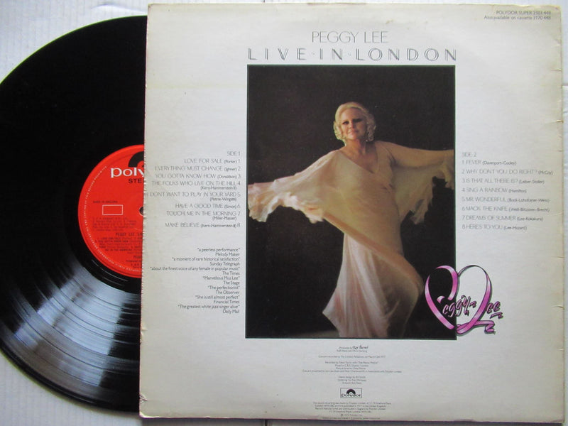 Peggy Lee – Live In London (UK VG)