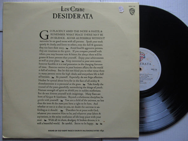 Les Crane | Desiderata (RSA VG+)