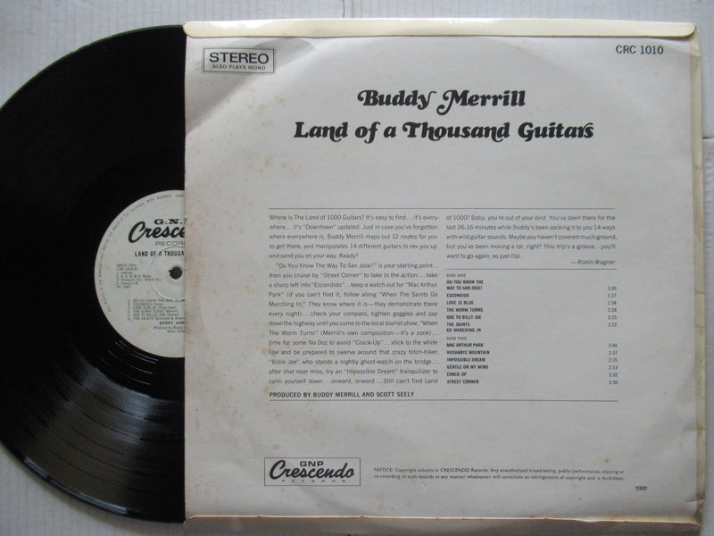 Buddy Merrill | Land Of A Thousand Guitars (RSA VG+)