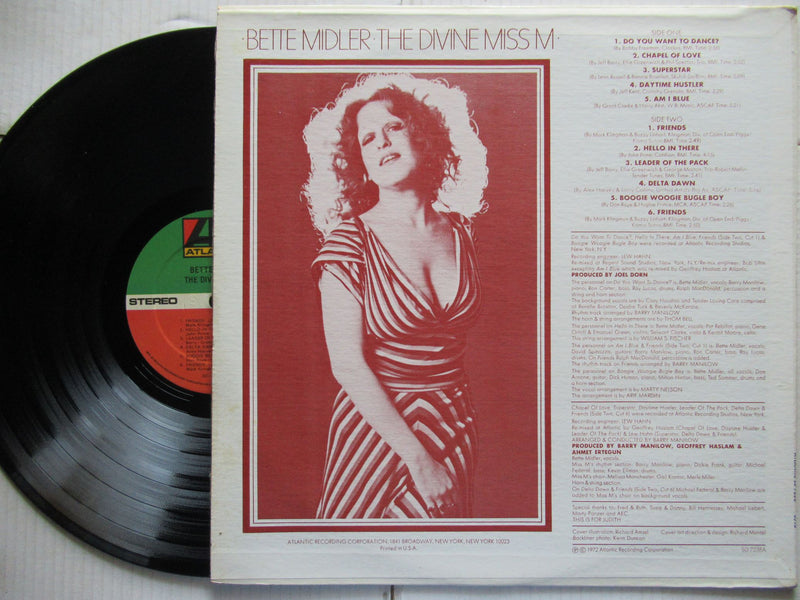 Bette Midler | The Divine Miss M (USA VG+)