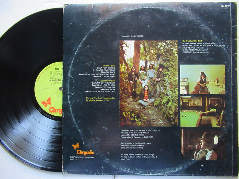 The Frankie Miller Band | The Rock ( RSA VG )