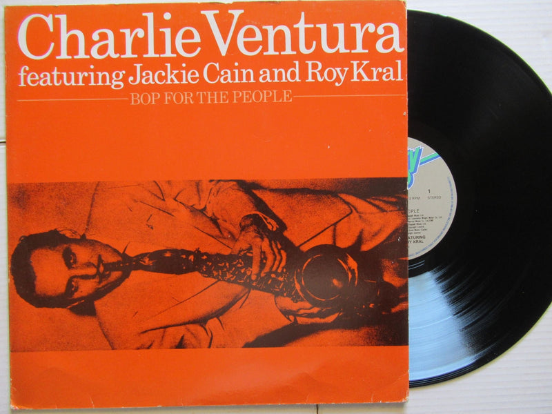 Charlie Ventura Featuring Jackie Cain And Roy Kral | Bop For The People (UK VG+)